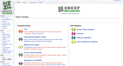Desktop Screenshot of ebozp.vubp.cz
